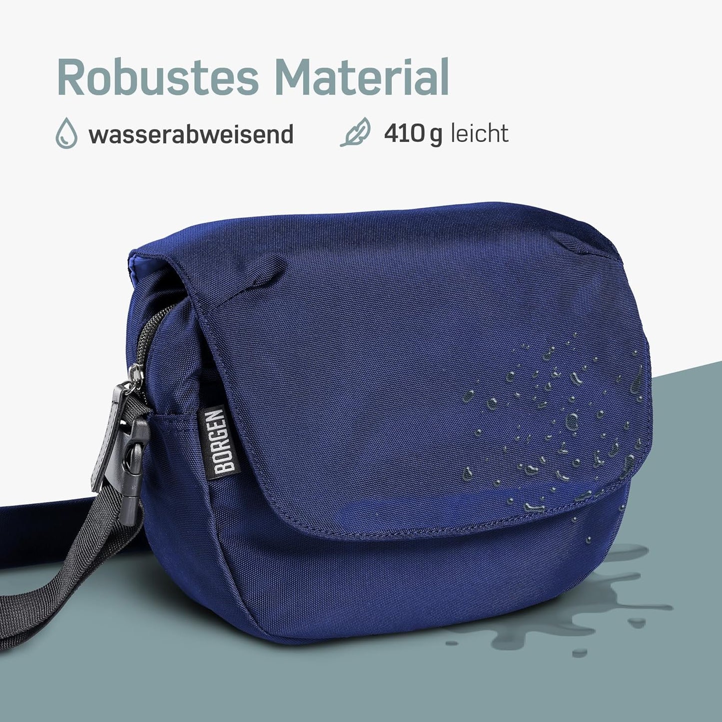 Lenkertasche KLICKfix, Mit Adapter, Blau