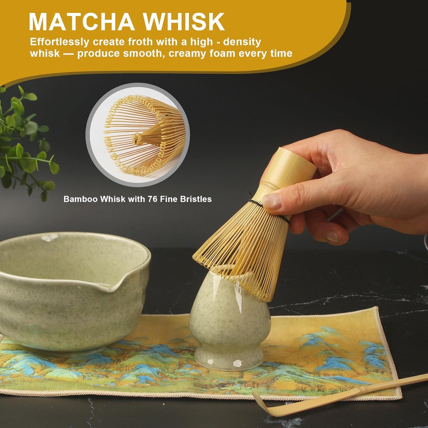 8-teiliges Matcha-Set für Teeliebhaber
