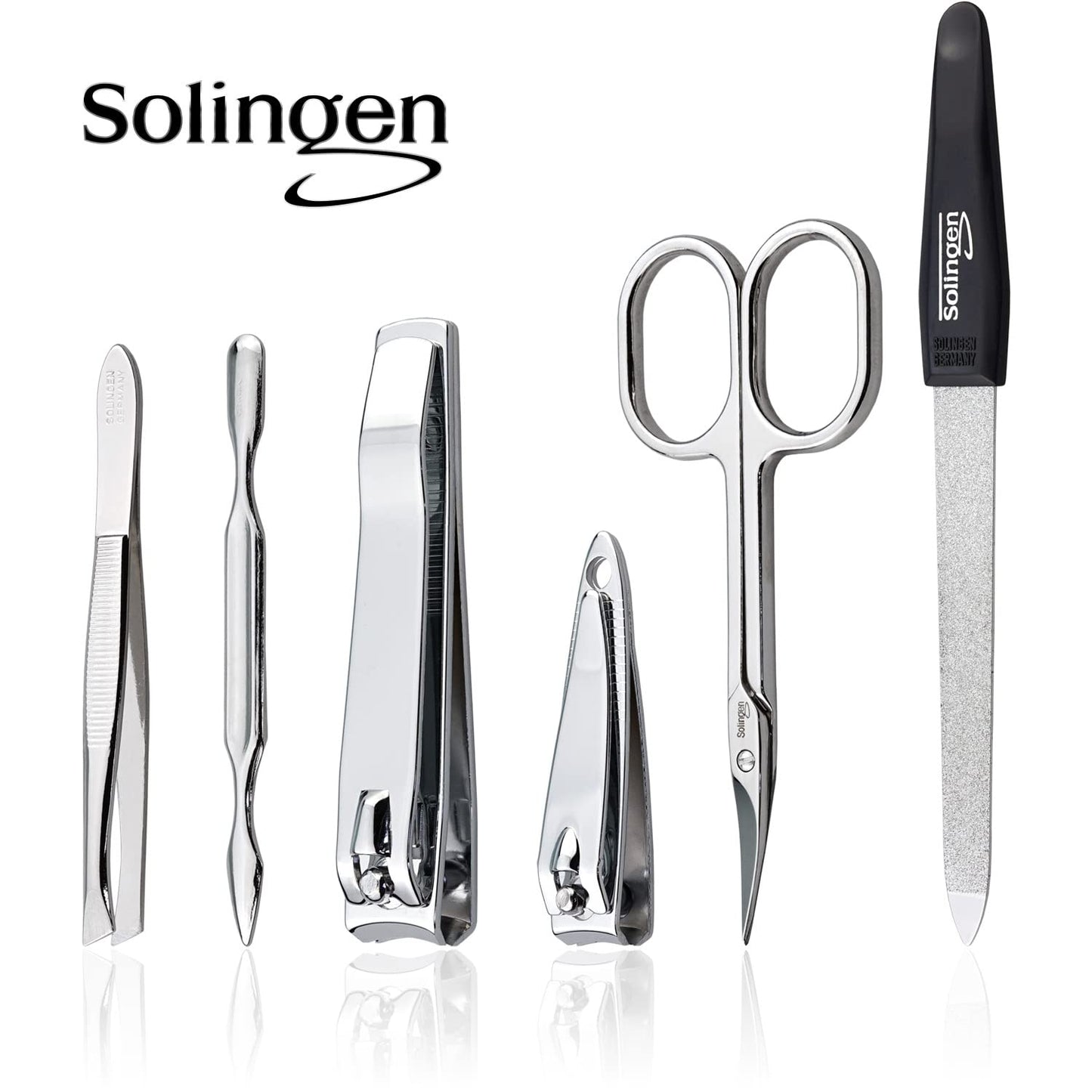 6-teiliges Maniküre Set, Carbon