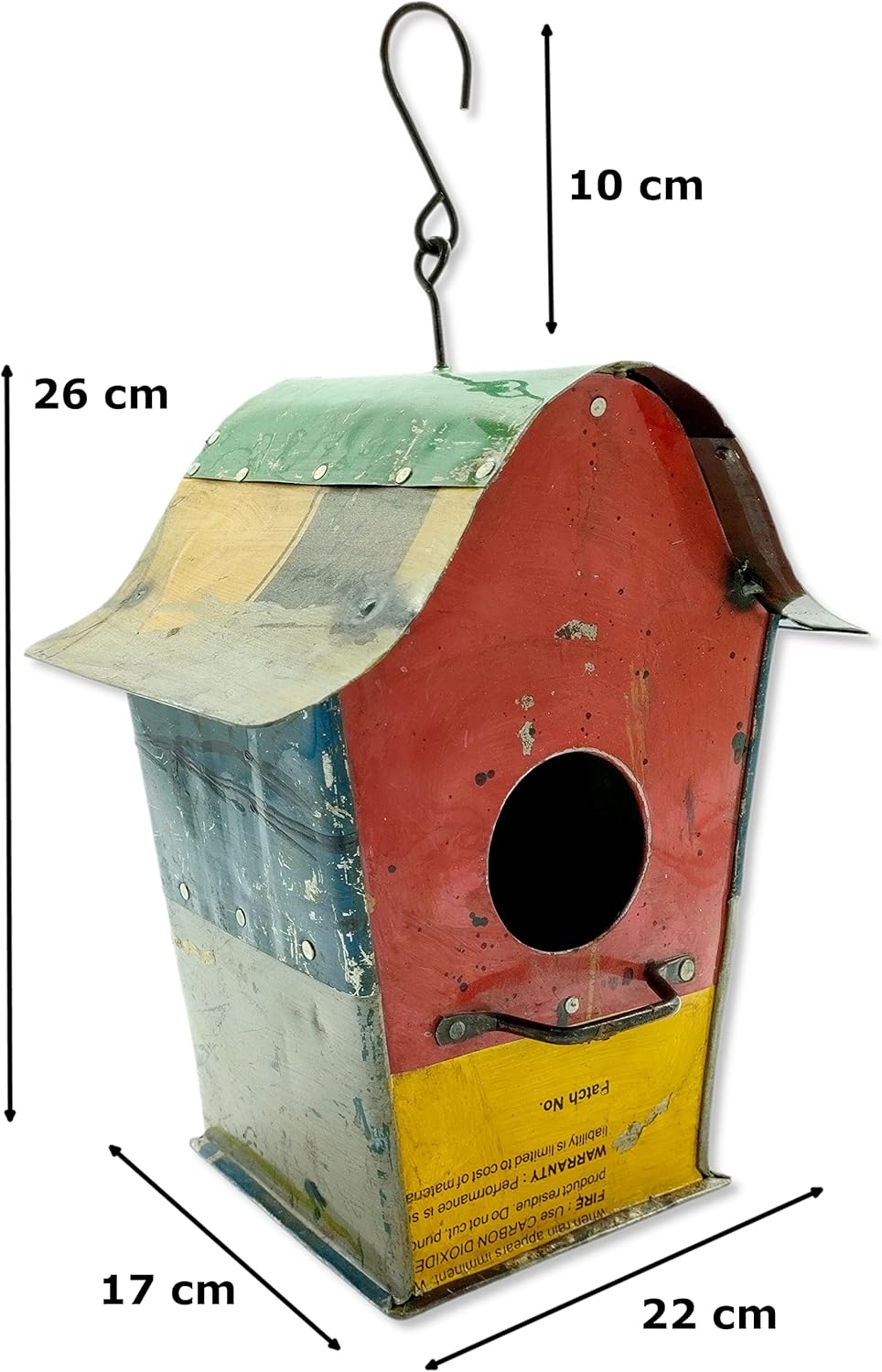 Vogelhaus zum Aufhängen (22 x 36 cm)