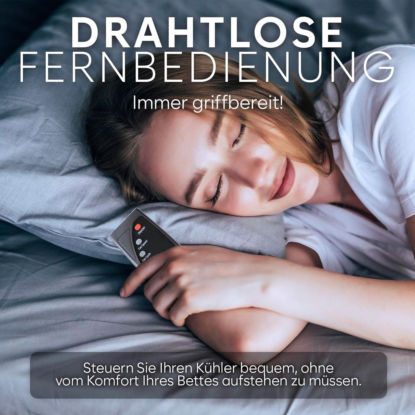 Bett-Kühlsystem, Marine Blau