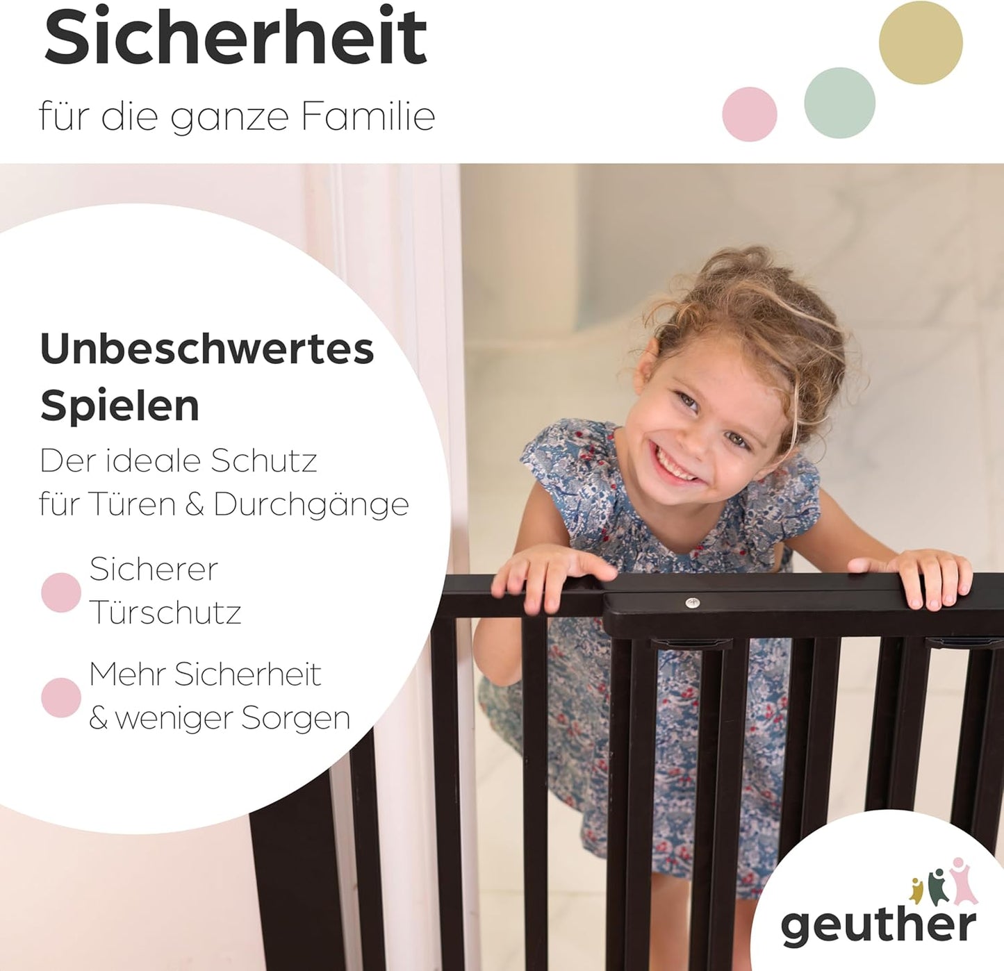 2734 Treppenschutzgitter Oris, 58-93 cm