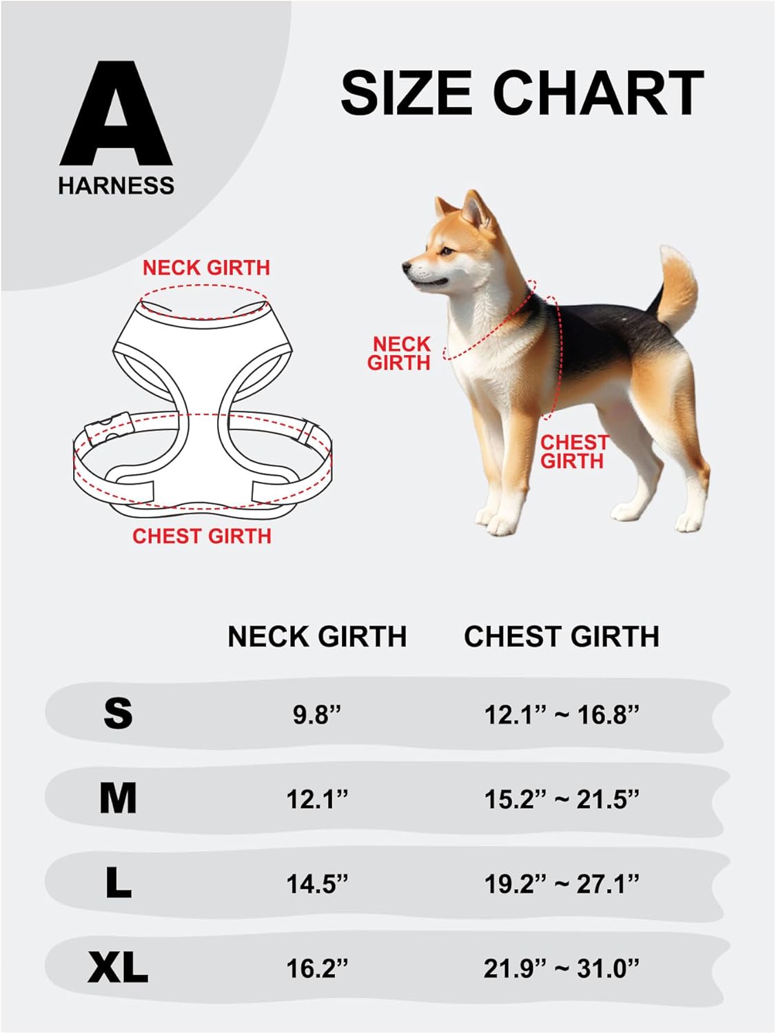Hundegeschirr mit Hahnentrittmuster, Beige Medium