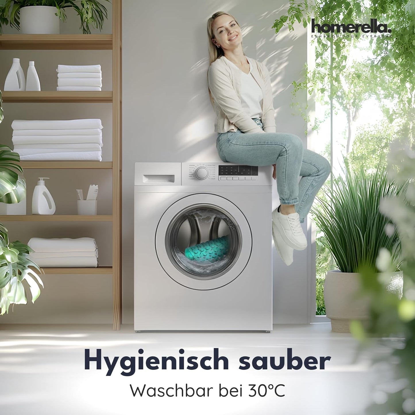 Rutschfeste Duschmatte, Petrol