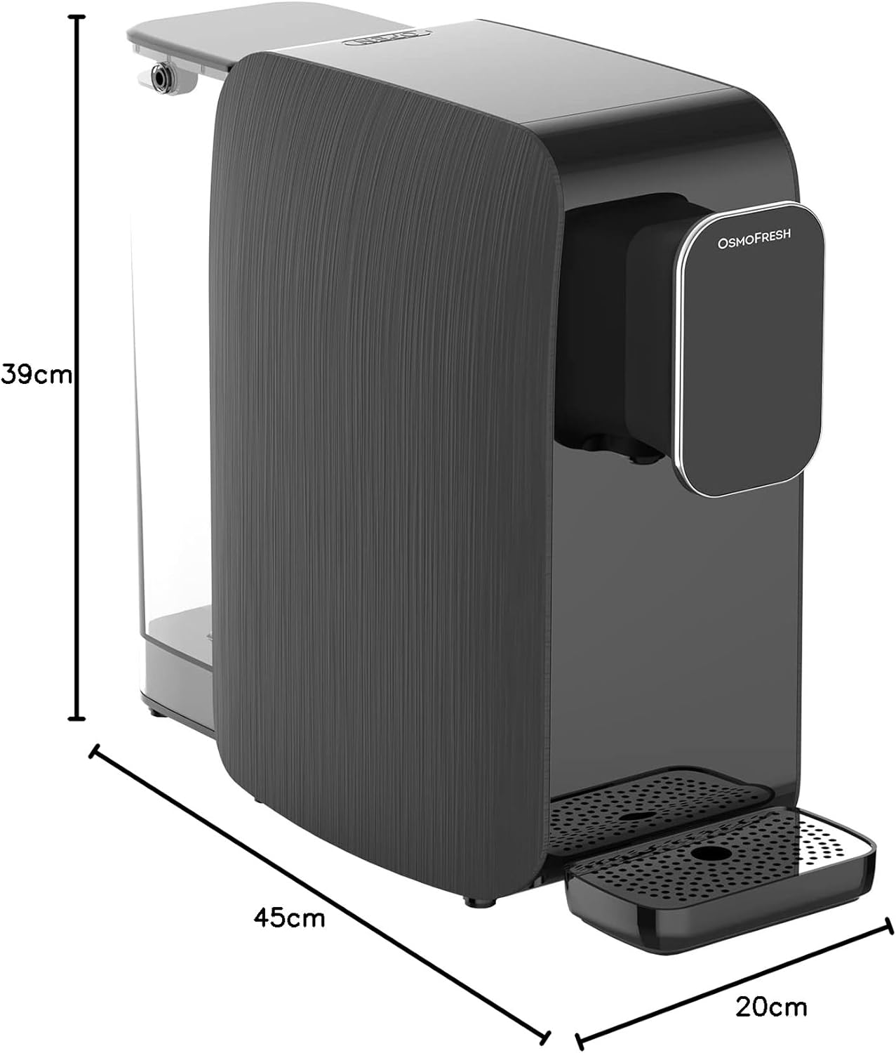Osmoseanlage Quella Life ohne Wasseranschluss, Black Edition