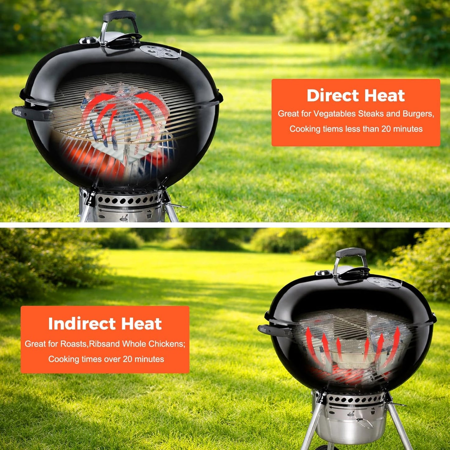 Holzkohlekörbe 7403 für Weber Holzkohlengrills, 7403 Kohlekorb