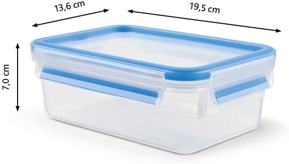Clip & Close Frischhaltedosen-Set N10313, 3-teilig 1l