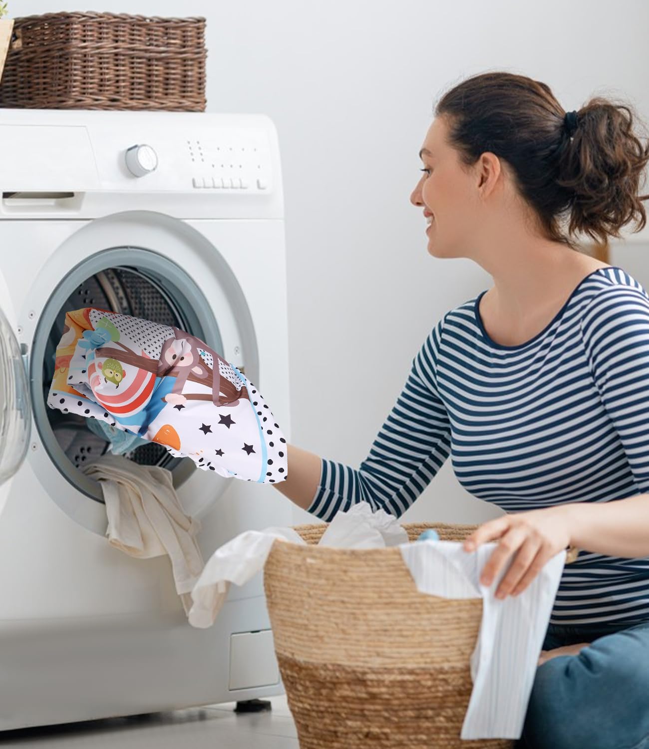 Baby-Spielmatte mit Bogen für kognitive Entwicklung