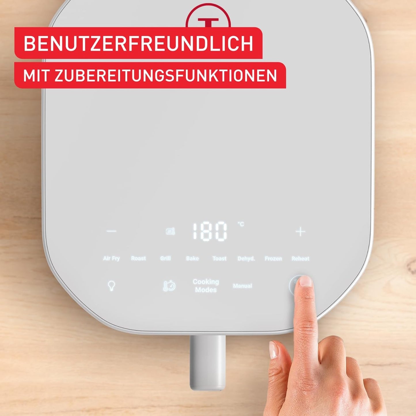 Easy Fry Heissluftfritteuse, Infrared Weiss - 7 L