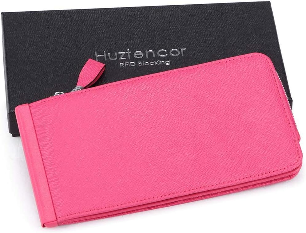 Kreditkartenetui mit RFID-Blocker, Pink