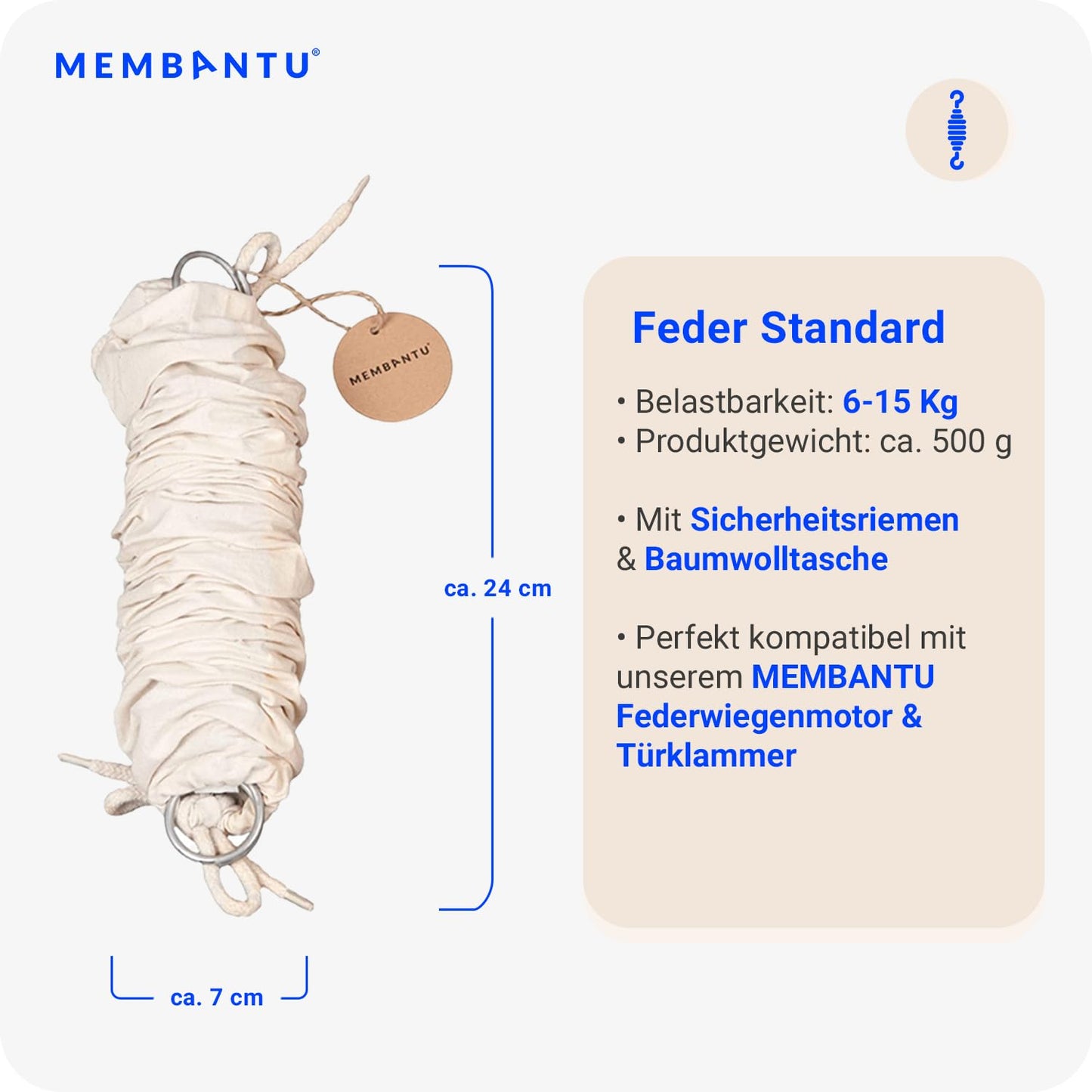 Ersatzfeder, Feder 6-15kg