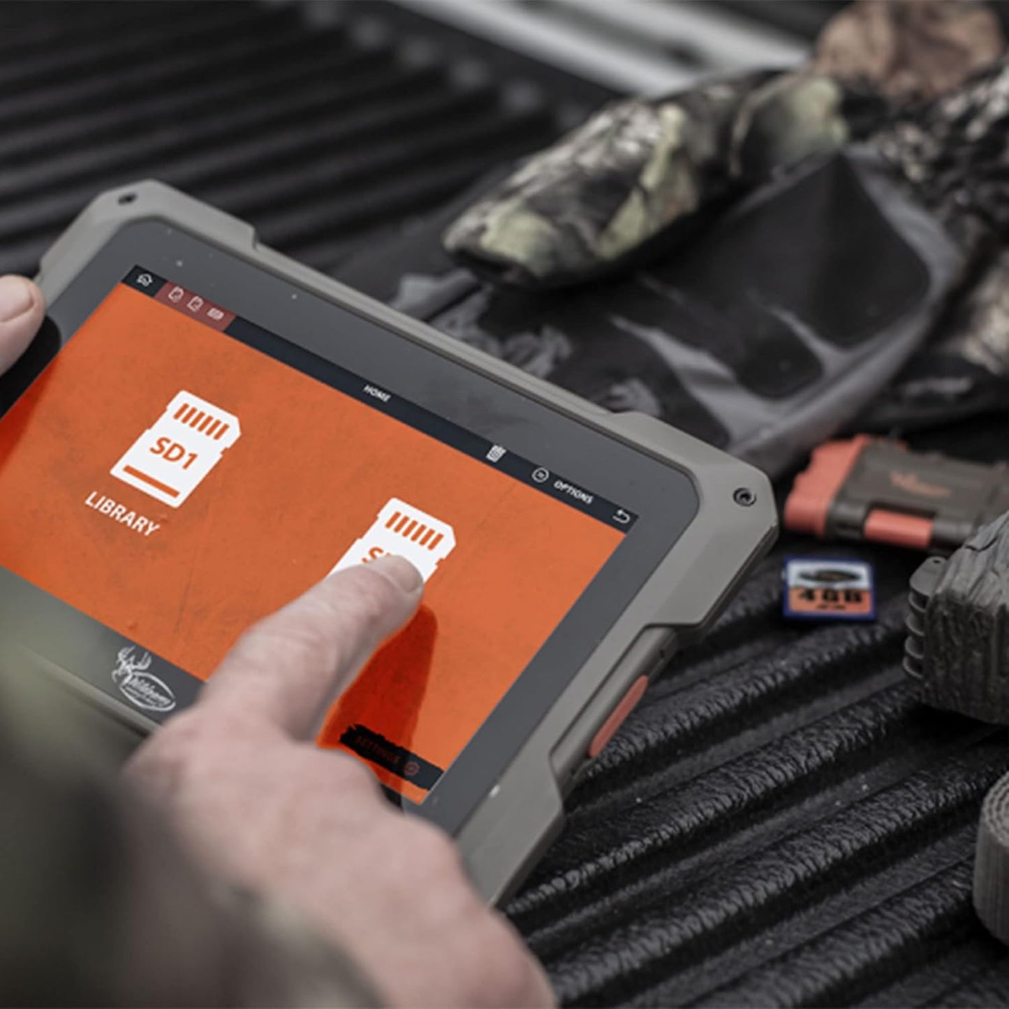 Trail Tablet Dual SD-Kartenleser, TOUCH