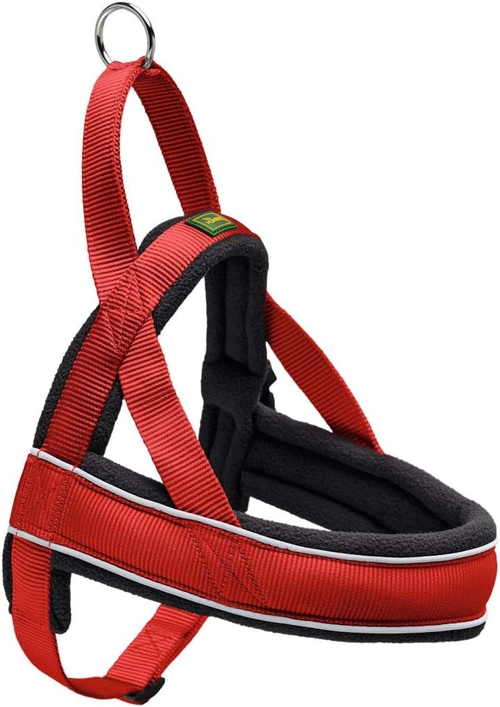 Norwegergeschirr, 60-75 cm; rot/schwarz