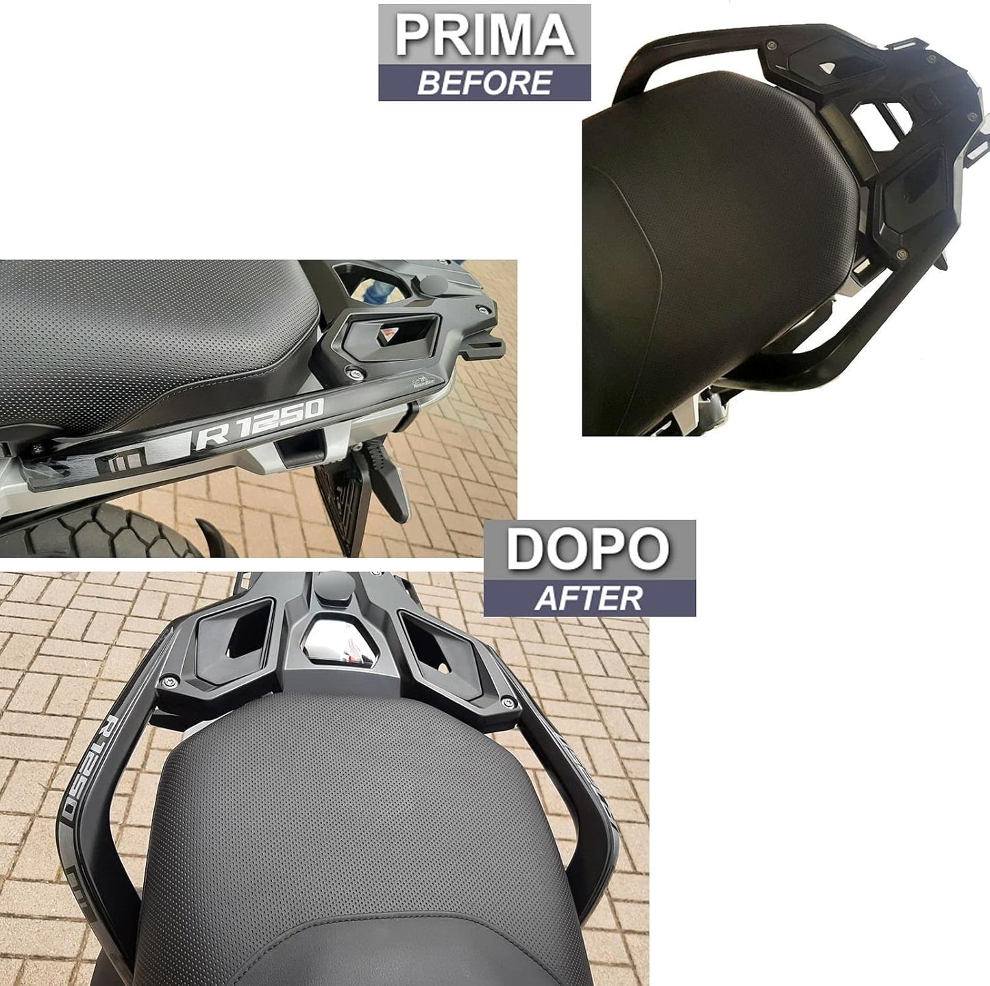 Aufkleber für BMW R 1250 GS, Triple Black|Maniglie