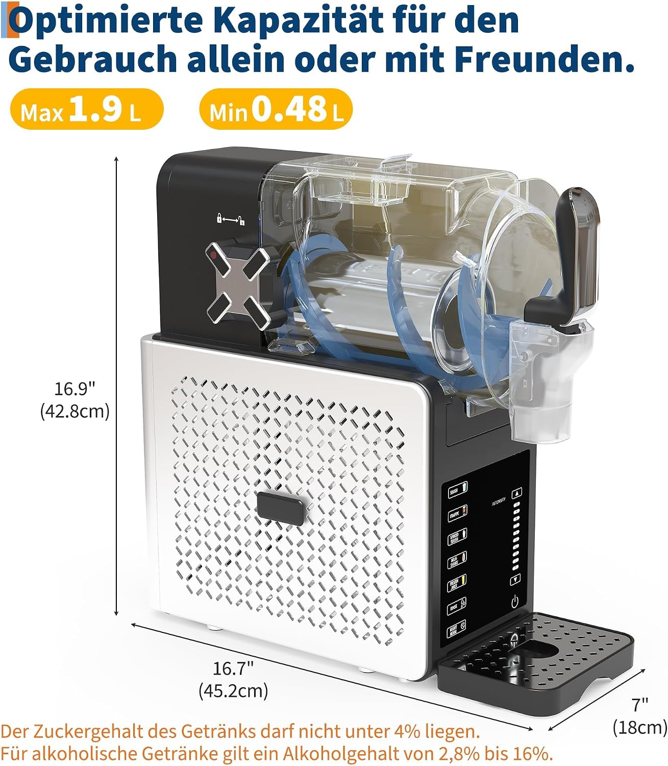 Slush-Eismaschine 1,9l
