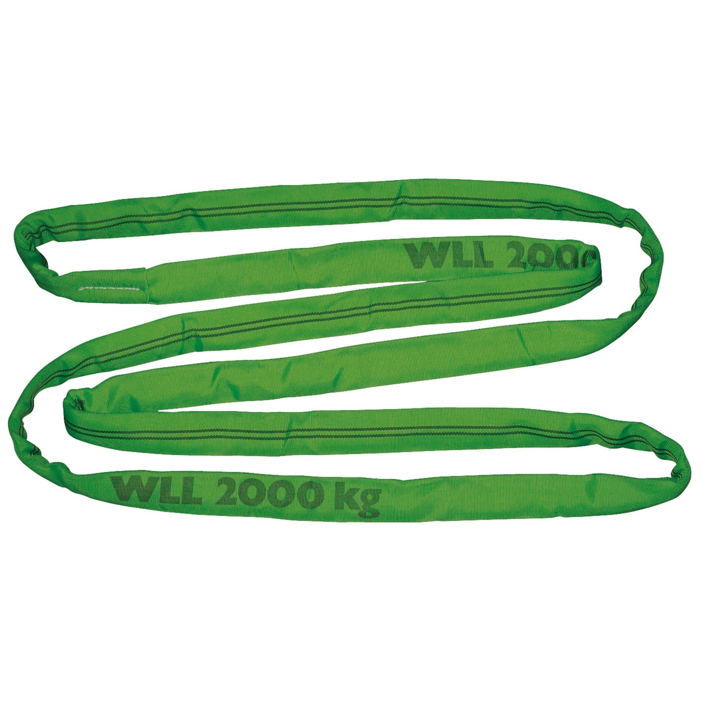 Rundschlinge Tragkraft 2t/4t, Umfang 6m, doppelt ummantelt, Grün 6 m 2000 kg
