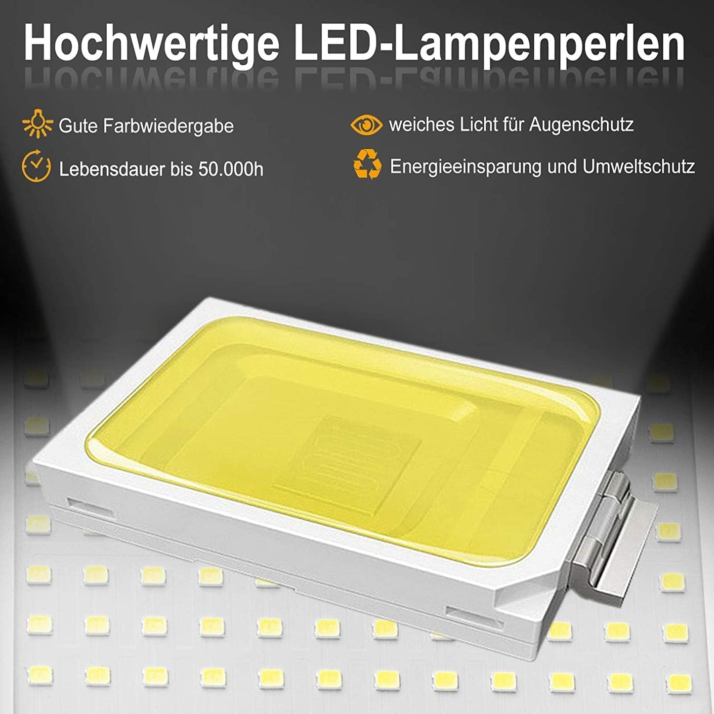 LED-Baustrahler, 100w Warmweiss