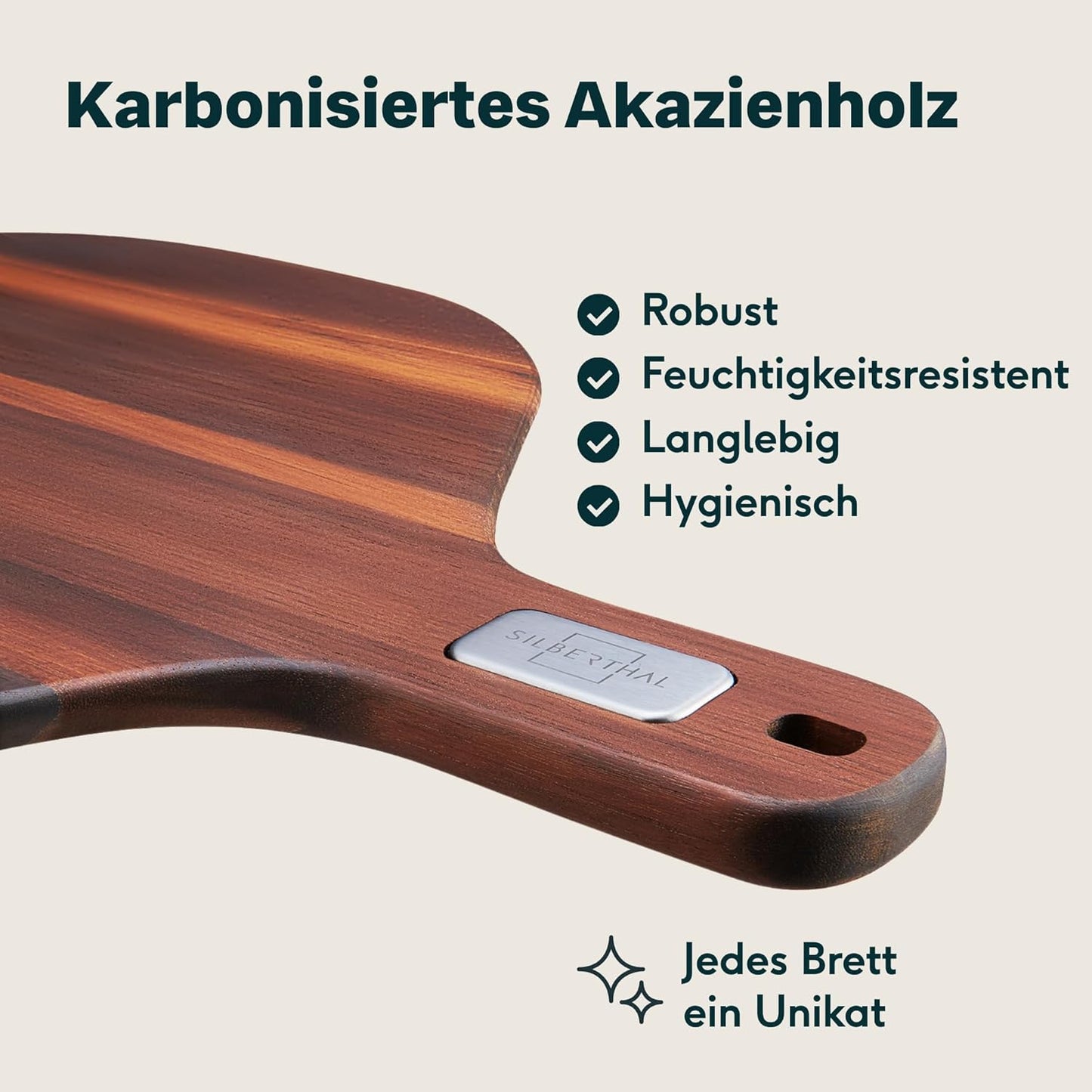 Pizzabrett, Einzeln Servierbrett