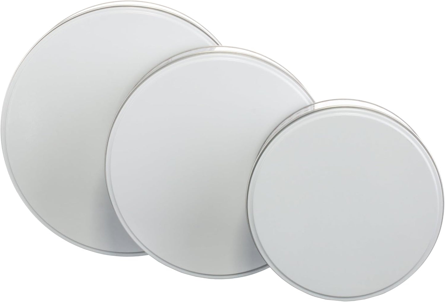 3er-Set runde Keksdosen mit Deckel, Sterne