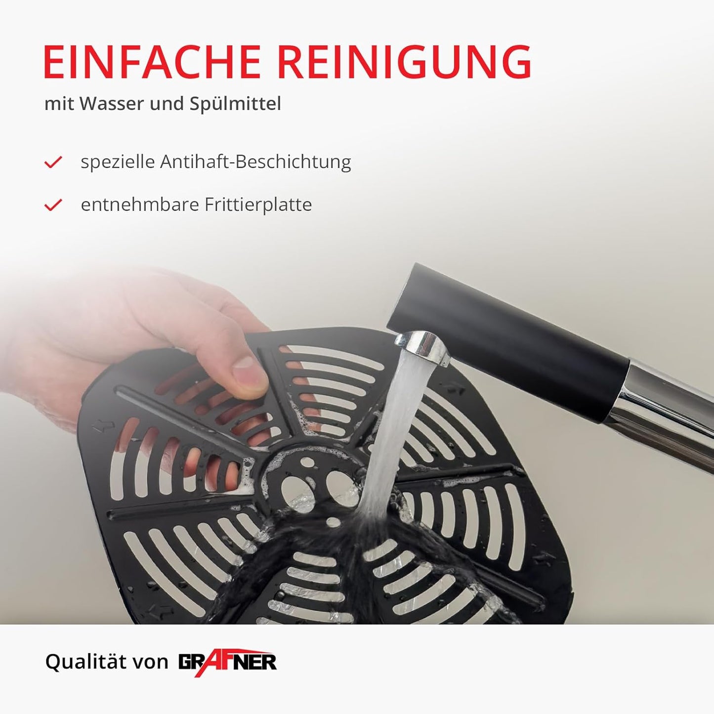 Digitale Heissluftfritteuse HF11138 mit LED-Touchscreen
