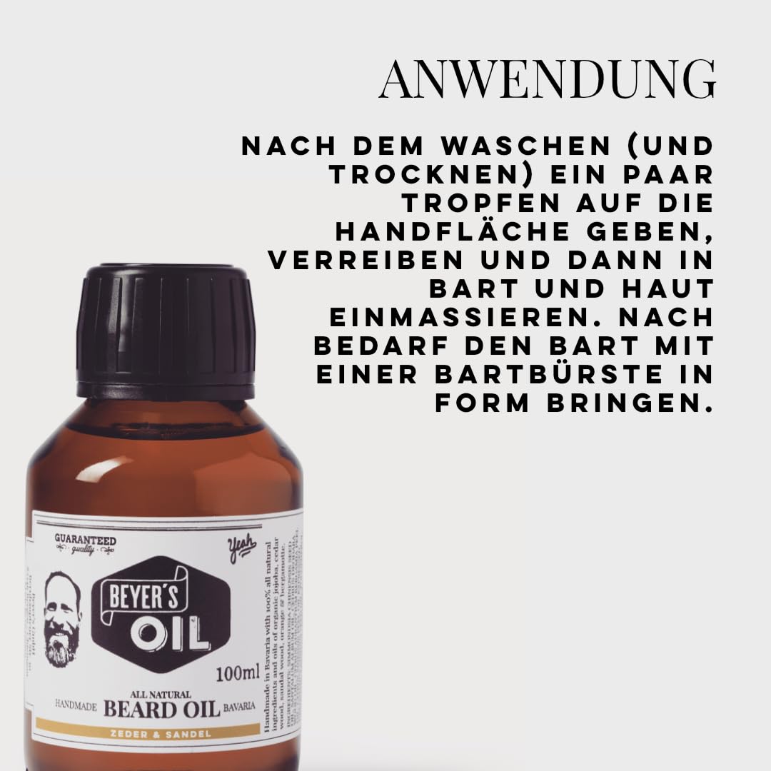 Bartöl Zeder & Sandelholz, 100 ml (1er Pack)