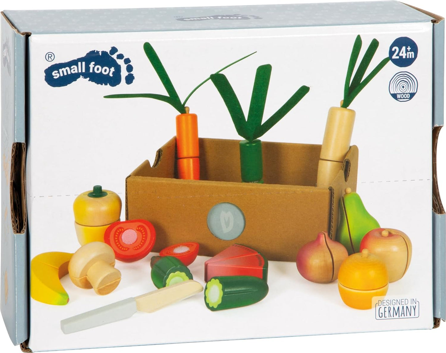 Schneide-Set Obst und Gemüse für Kinderküche, Schneide-Set Obst und Gemüse