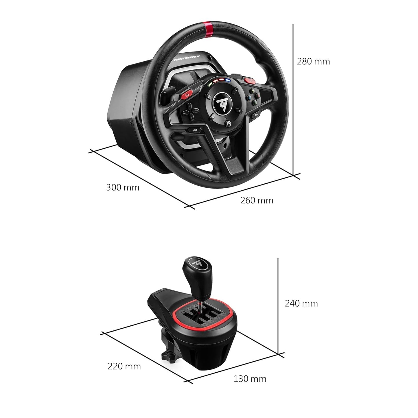 T128 Shifter Pack, Xbox Racing Wheel & Shifter