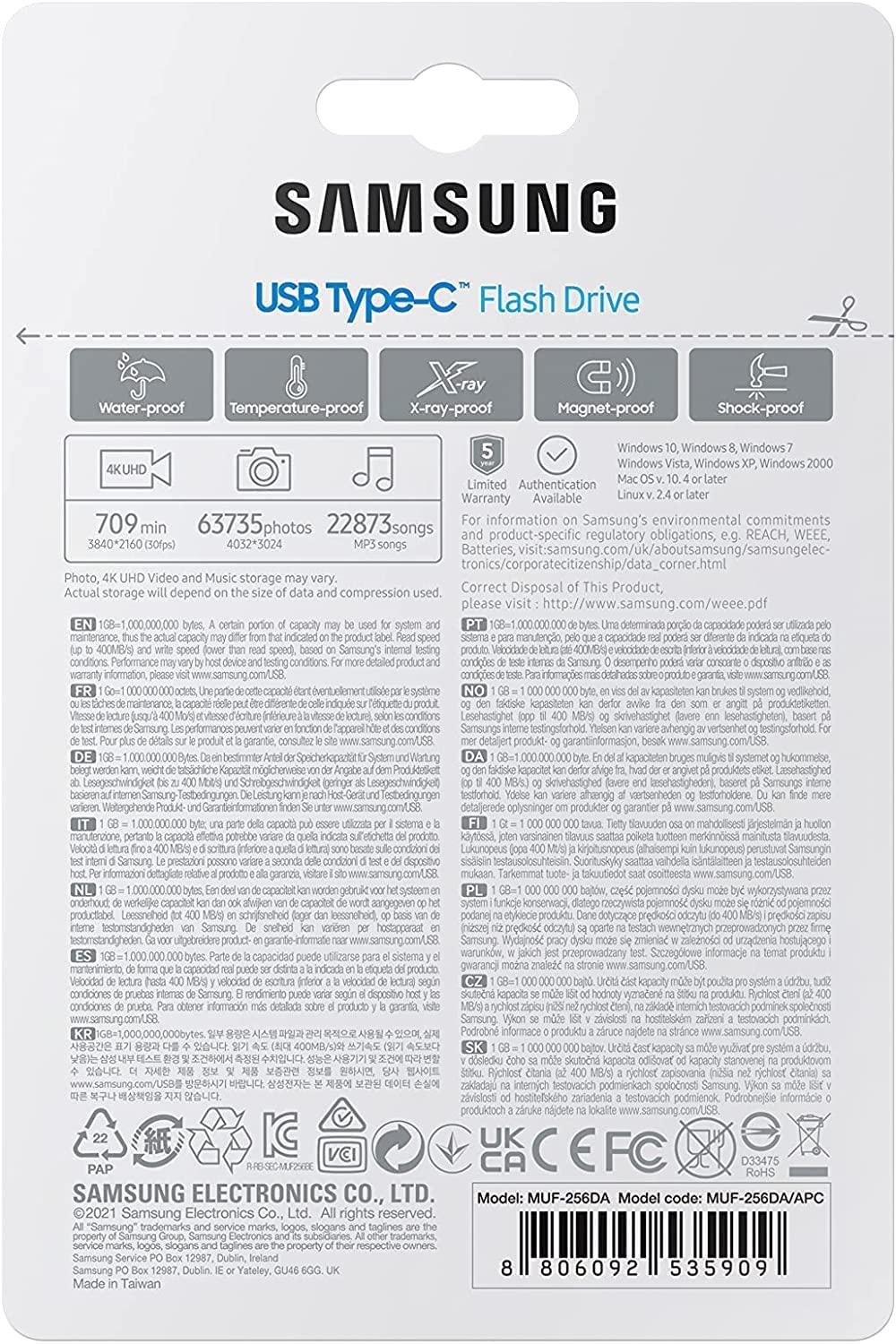 Type-C 256 GB, USB-Stick