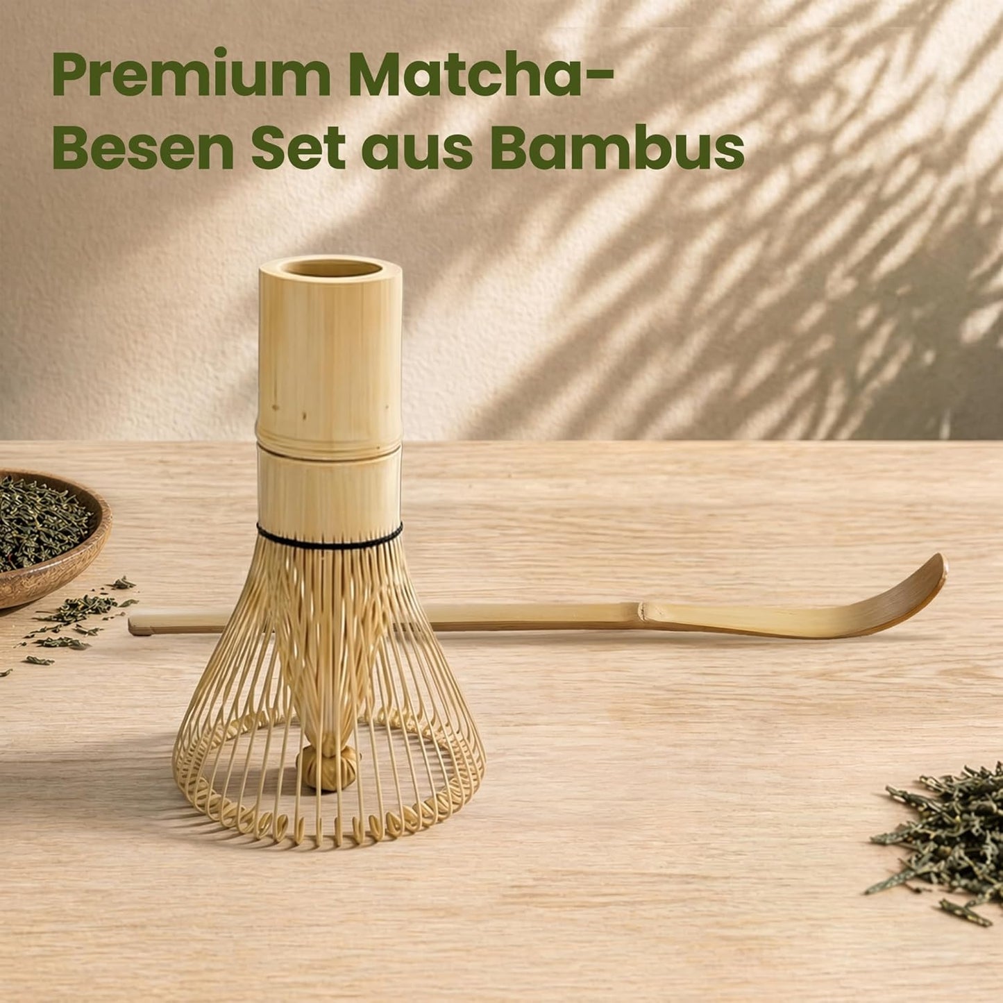 Matcha Tee Set mit Zubehör, Grün