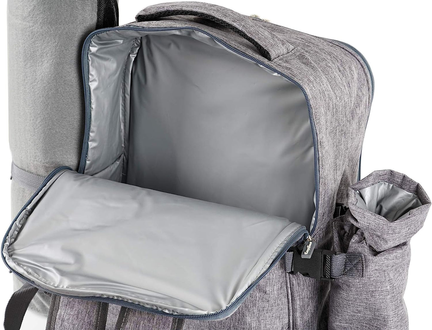 Picknickrucksack, Grau