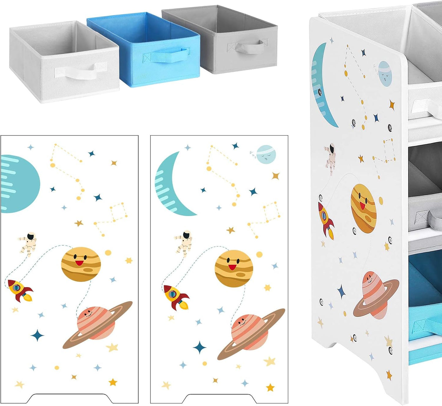 Kinderzimmer Spielzeug-Organizer mit 9 Boxen