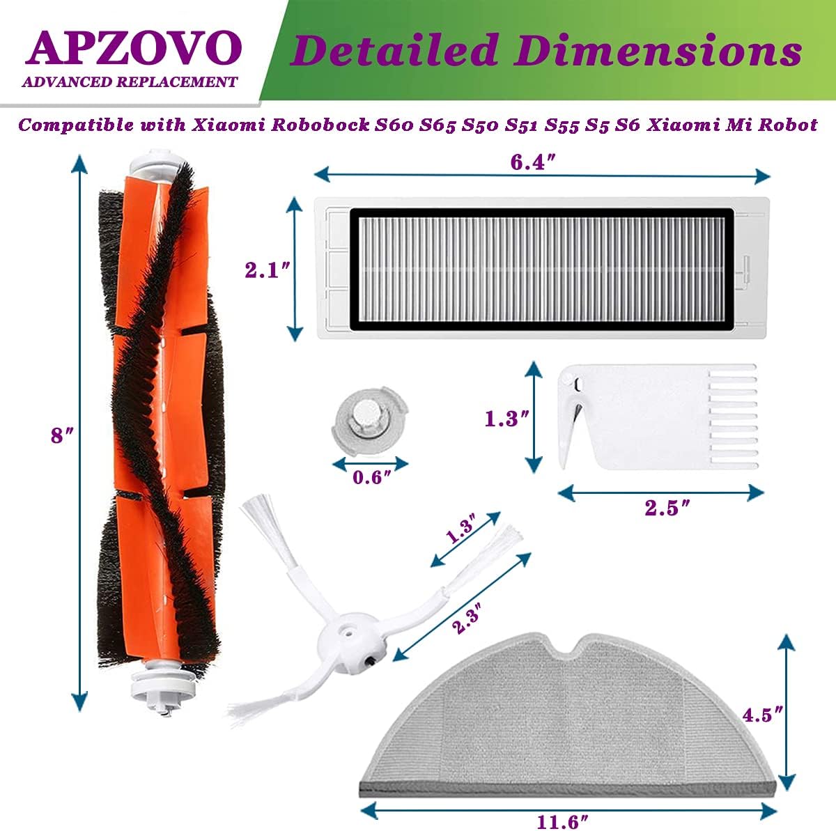 Zubehör für Xiaomi, 27pcs
