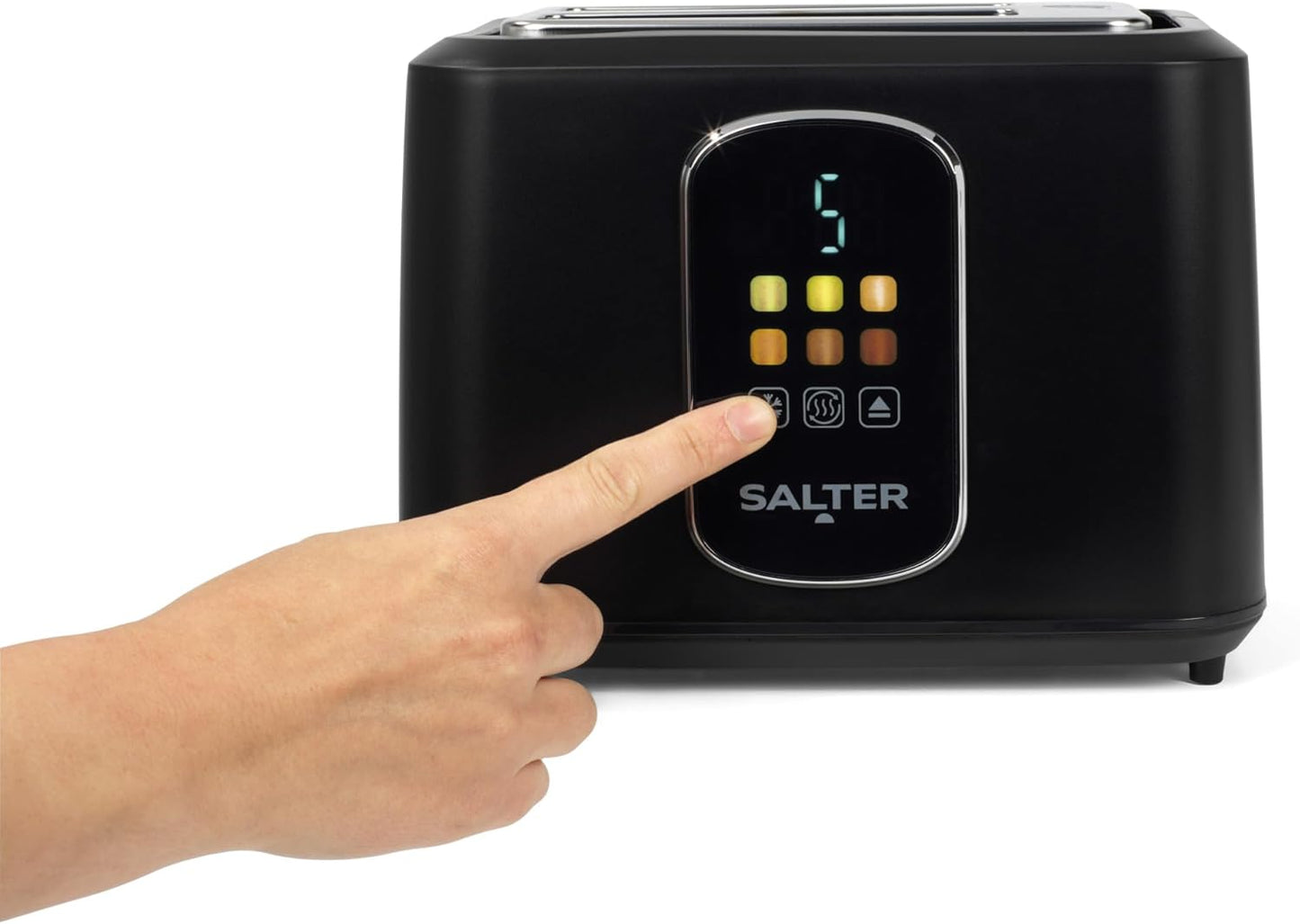 Digitaler 2-Scheiben-Toaster mit LED-Display