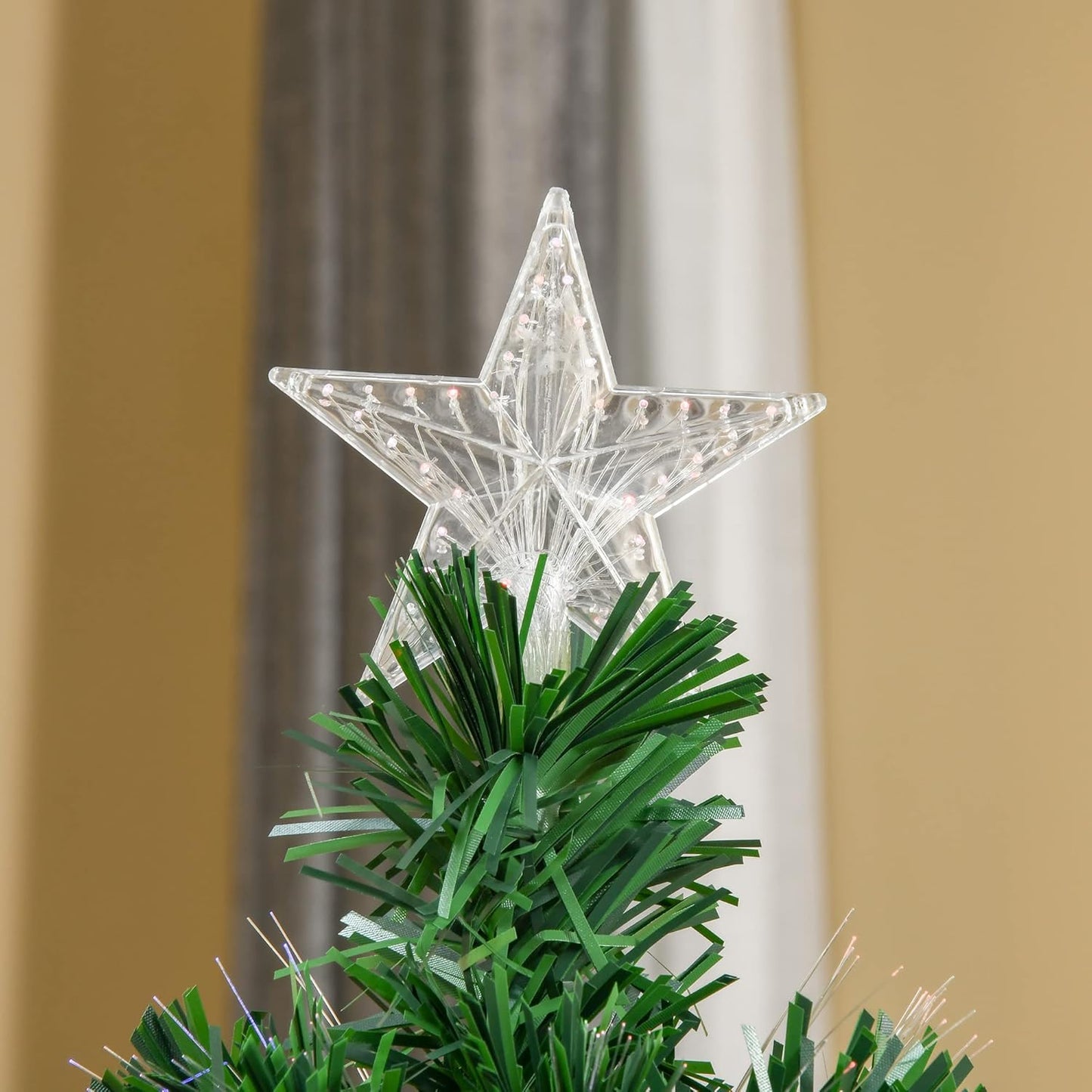 Künstlicher Weihnachtsbaum mit LED-Beleuchtung, Grün 150 cm