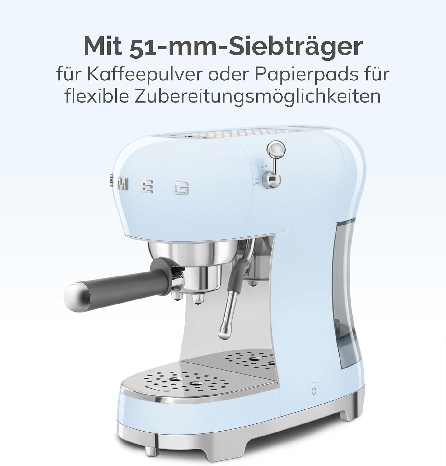 Espresso-Kaffeemaschine ECF02WHEU, Weiss