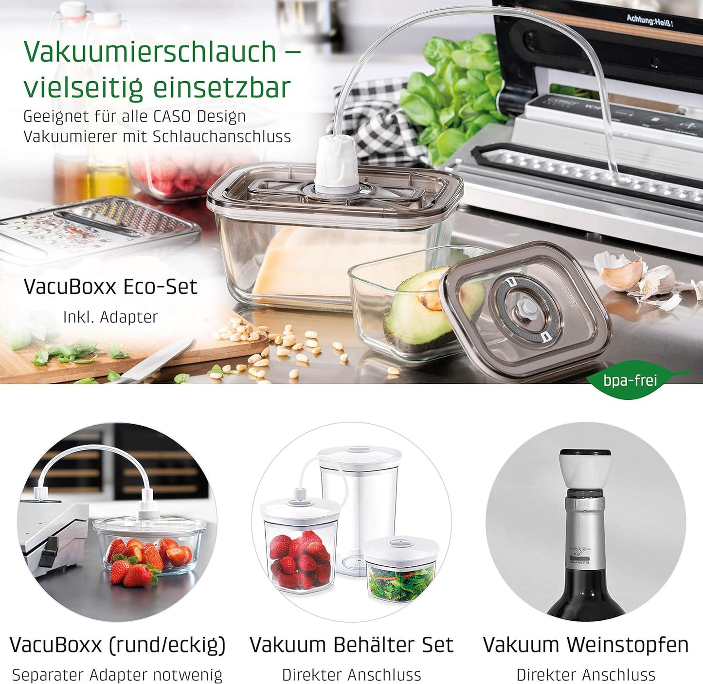 Vakuumier Behälter-Set