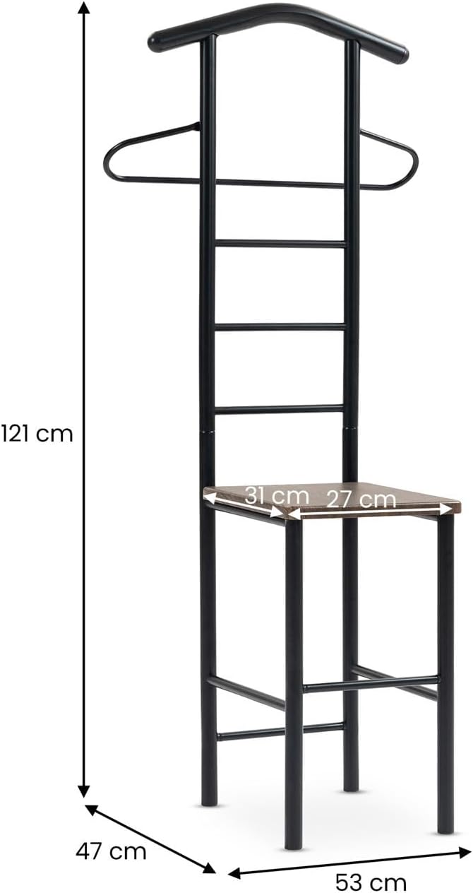 Herrendiener Jivo, Schwarz/Braun
