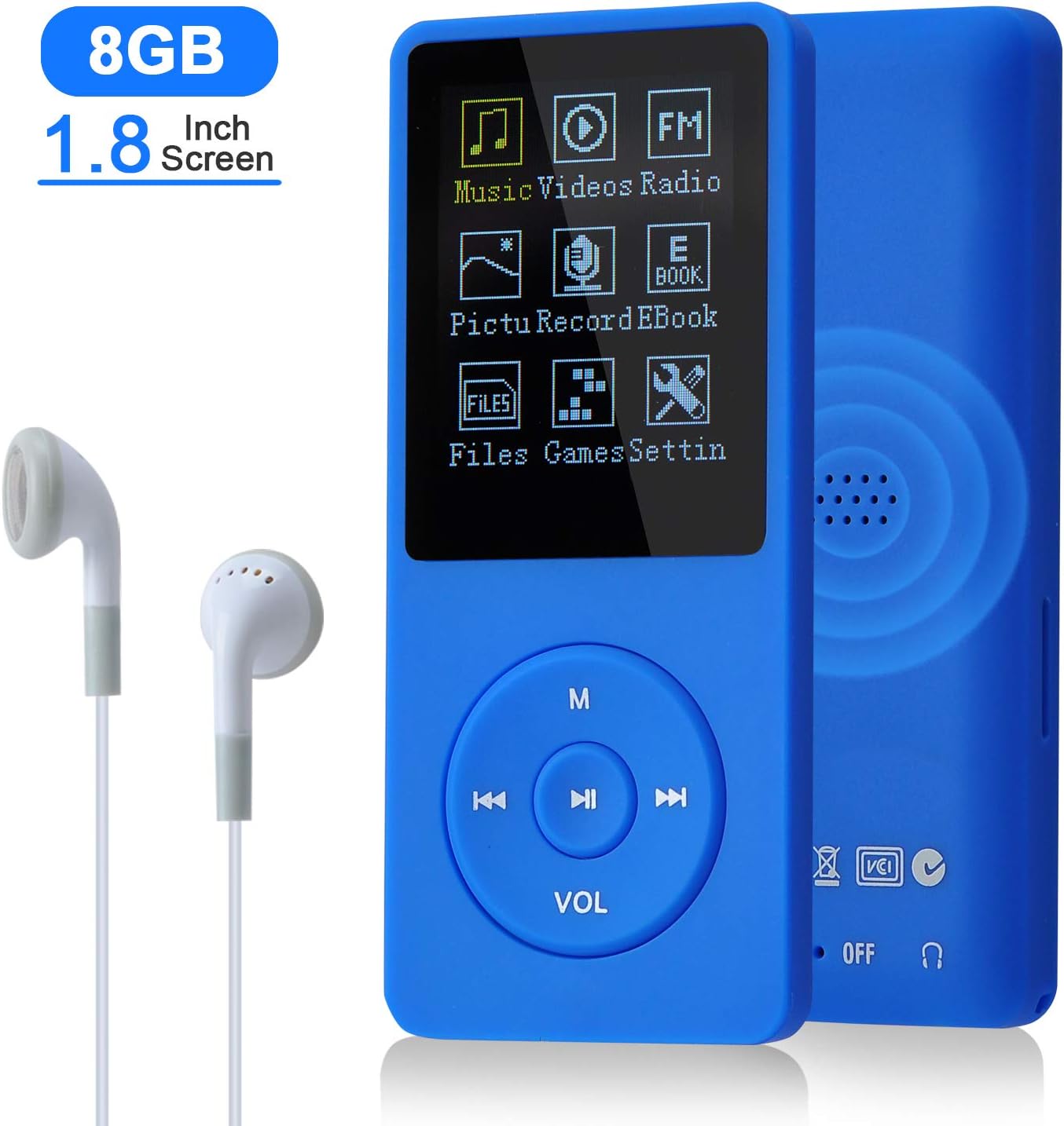 Musik Player, 8G, Navy Blau