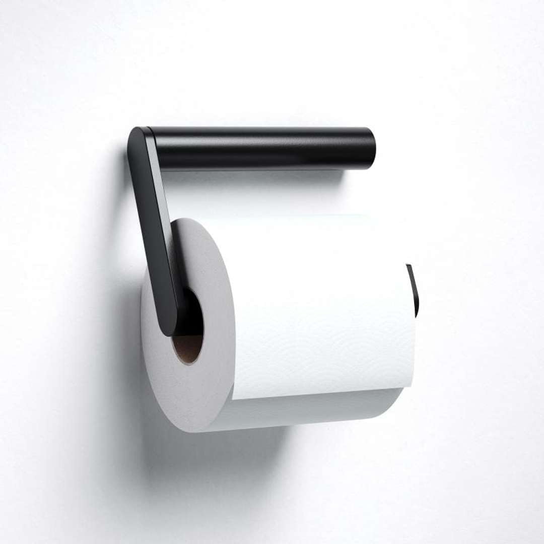 Plan Toilettenpapierhalter, Schwarz