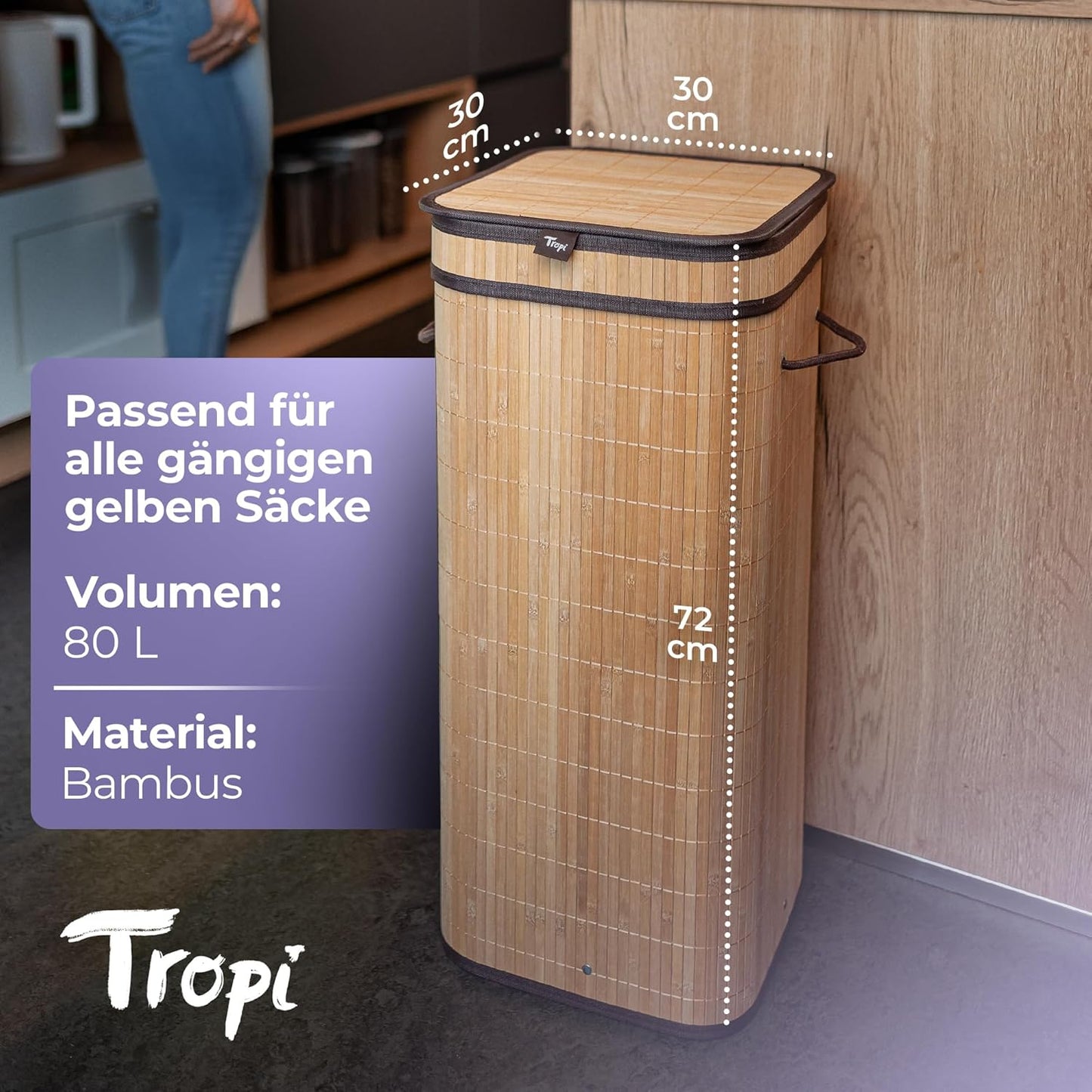 Müllsackständer, Quadratisch