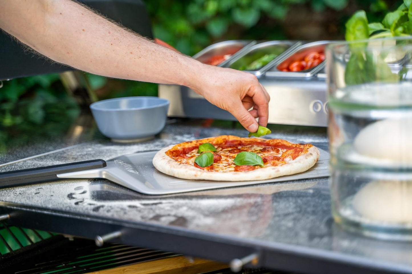 Pizzaschaufel aus Aluminium, 35,6 cm