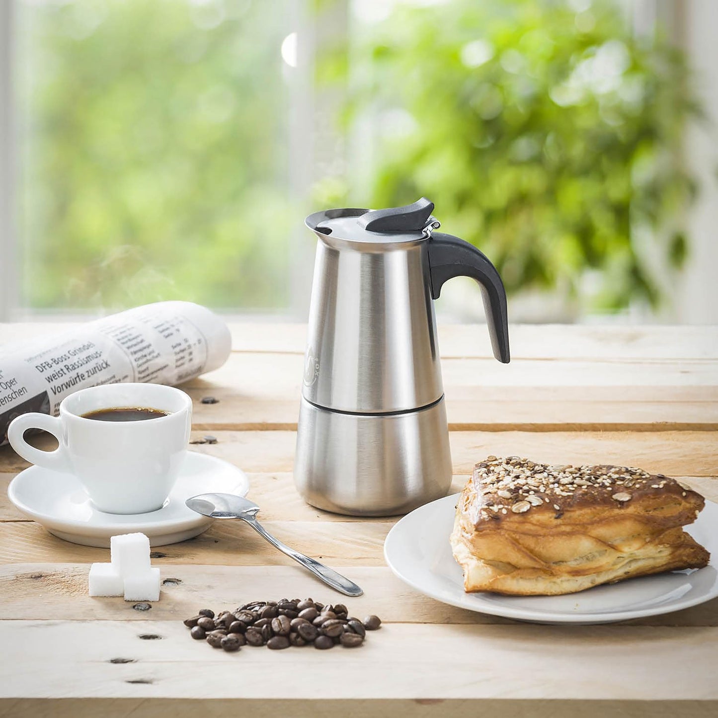 Espressokocher, 9 Tassen - 450 Ml