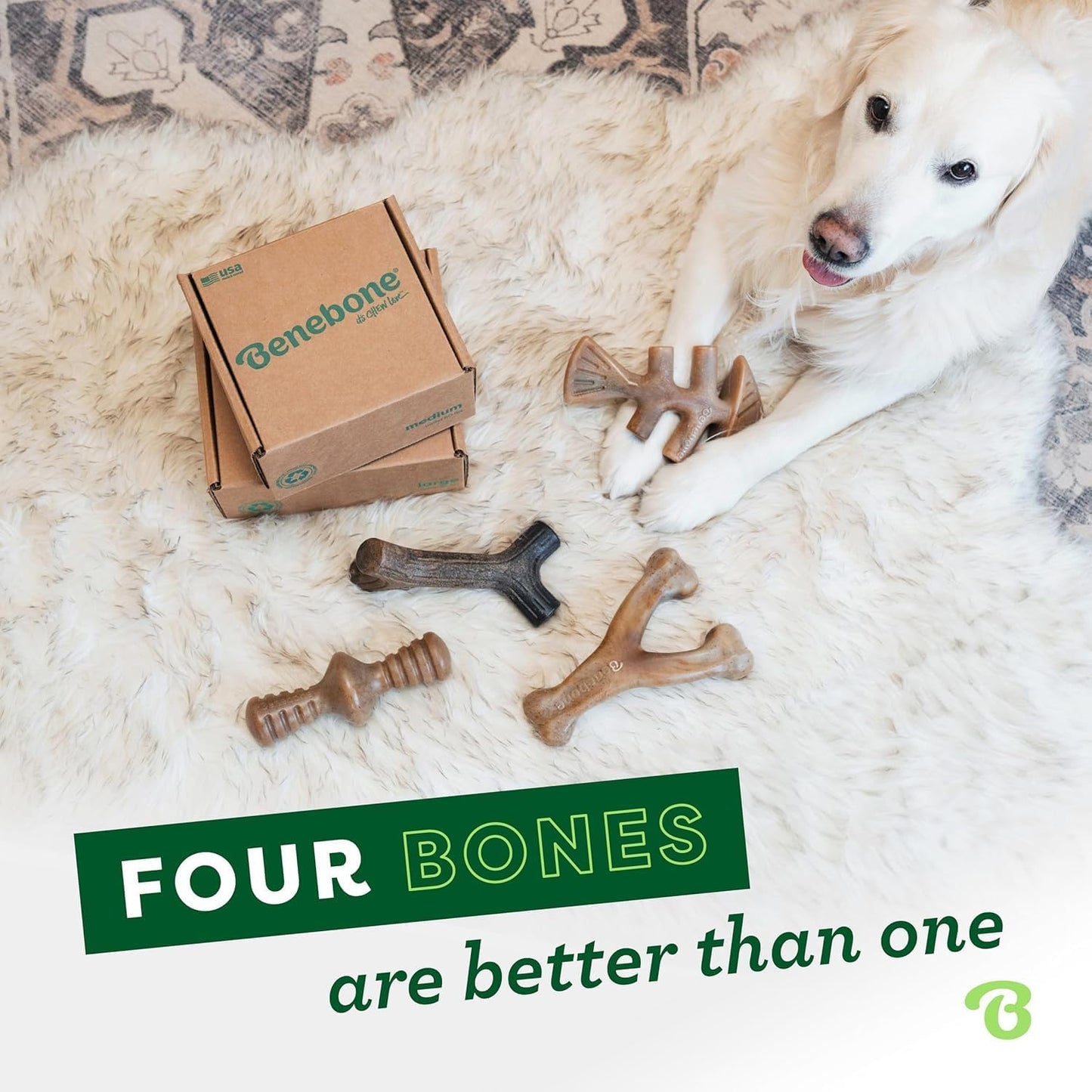 Kauspielzeug-Geschenkbox für kleine Hunde, 4 Pack Small