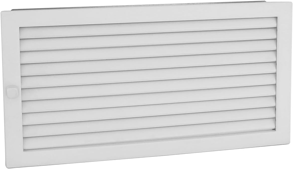 Warmluftgitter Lüftungsgitter 45x23 cm, 45x23 Weiss