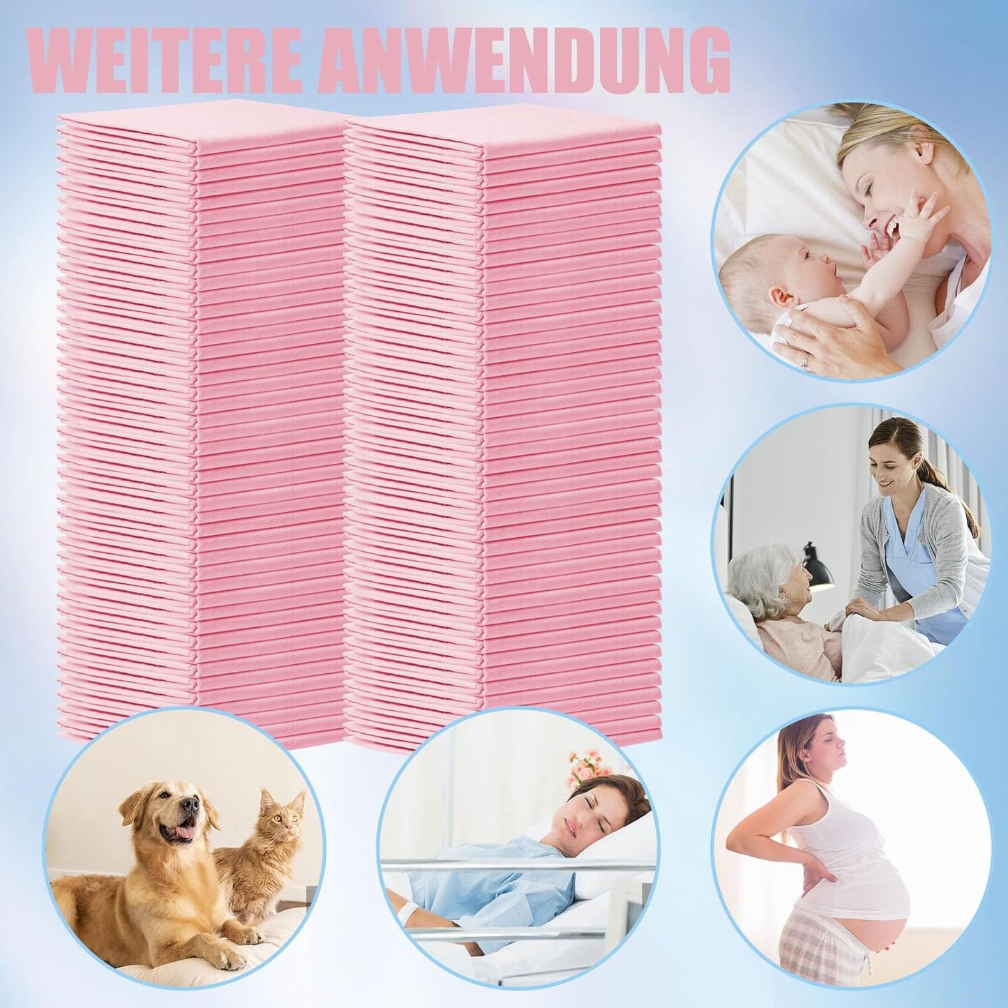 Einweg-Wickelunterlage, 100 Stück