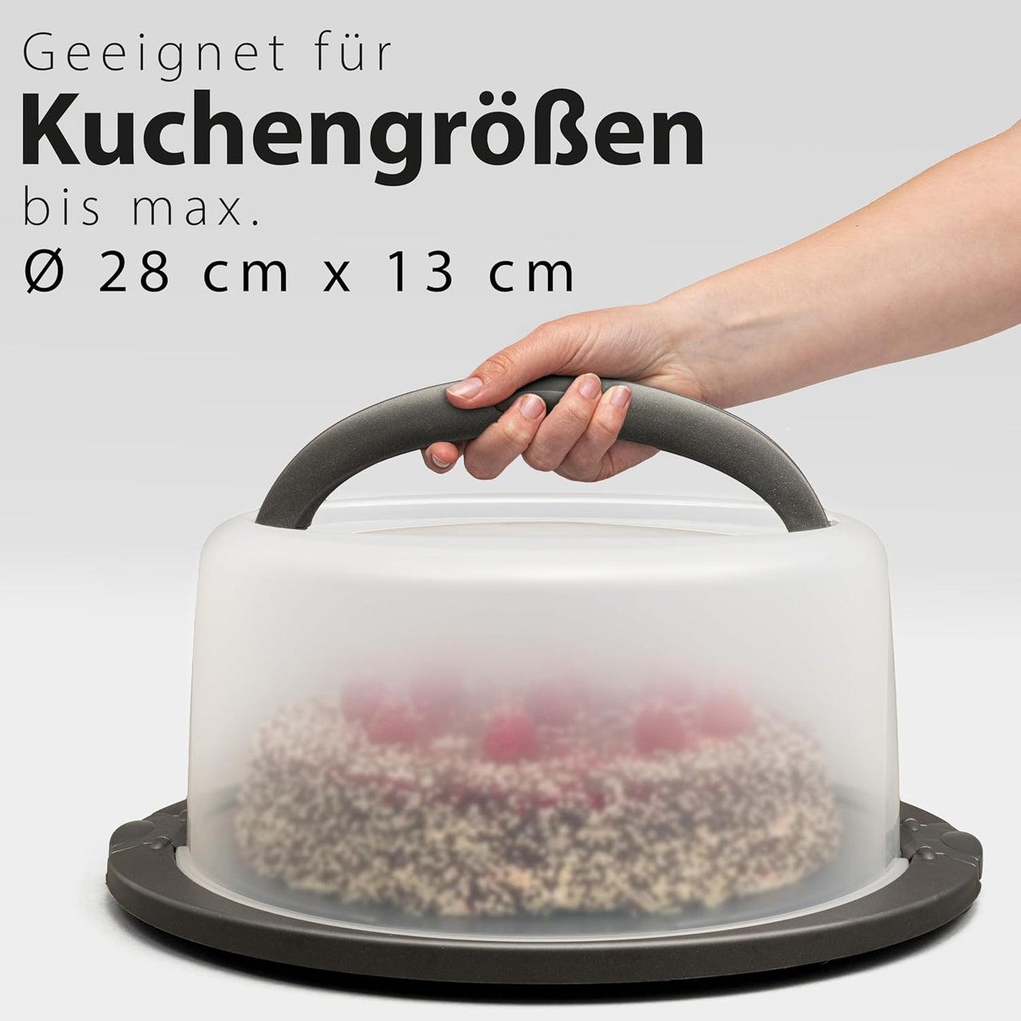 Tortentransportbox, Rund