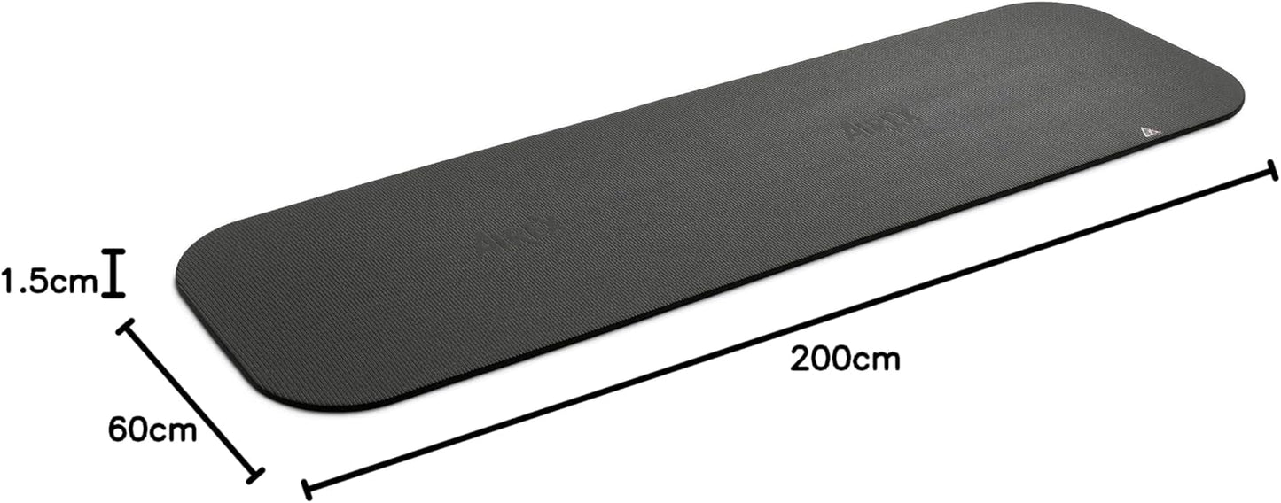 Gymnastikmatte Coronella 200, Schwarz