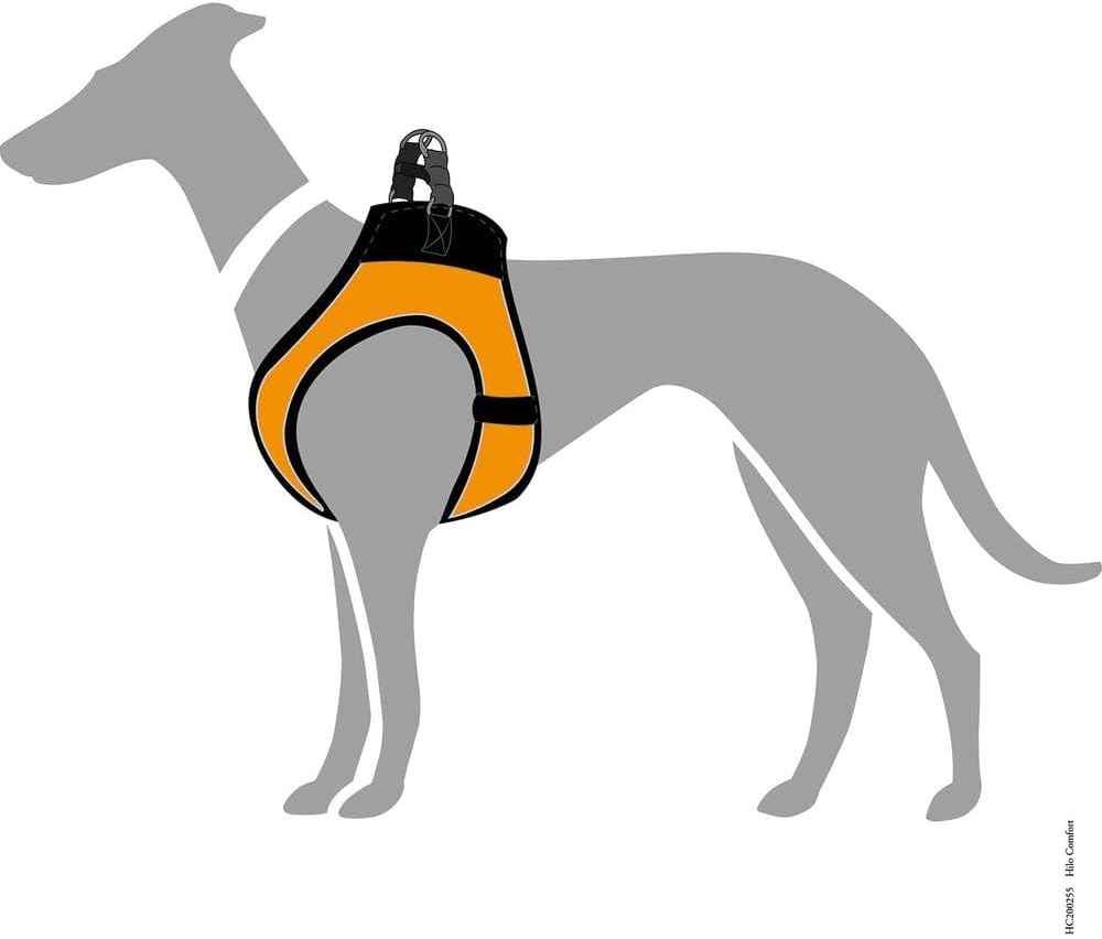 Hilo Comfort Hundegeschirr, dunkelgrün / S-M