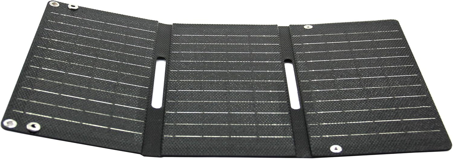 Tragbares Solarladegerät 10 W mit USB-A/USB-C Ausgängen