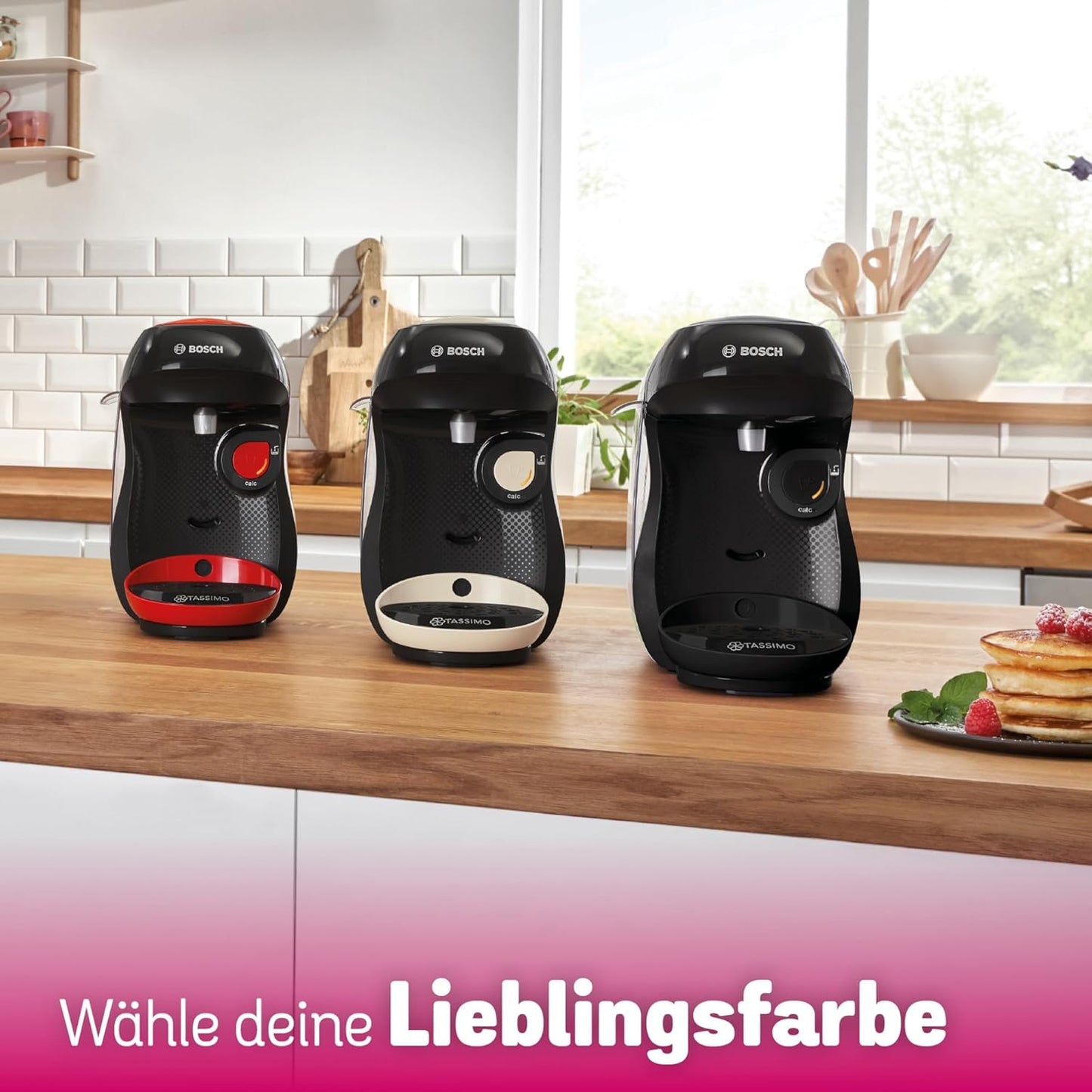 Kapselmaschine Tassimo happy friendly, TAS102E Schwarz